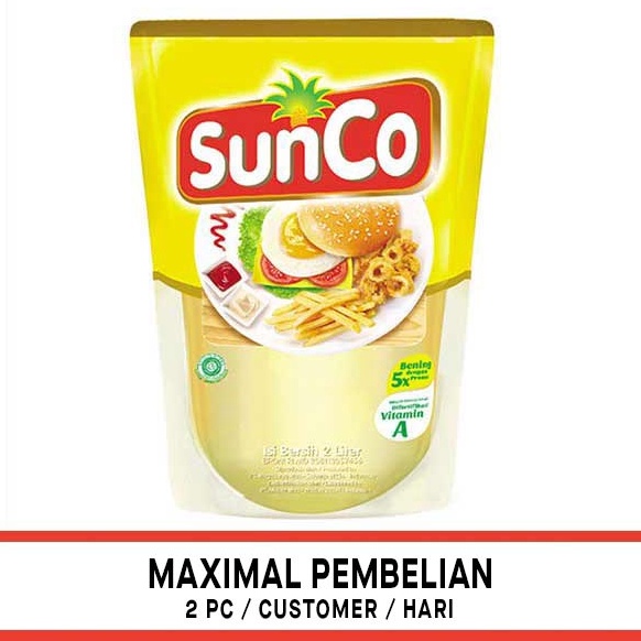 

SUNCO COOKING OIL REFILL 2 LITER MINYAK GORENG