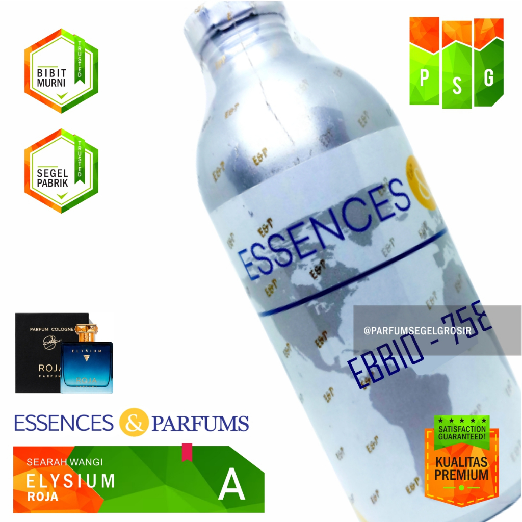 EBBIO | Grade A | Searah Wangi Roja Elysium | Essences | 500gr Segel