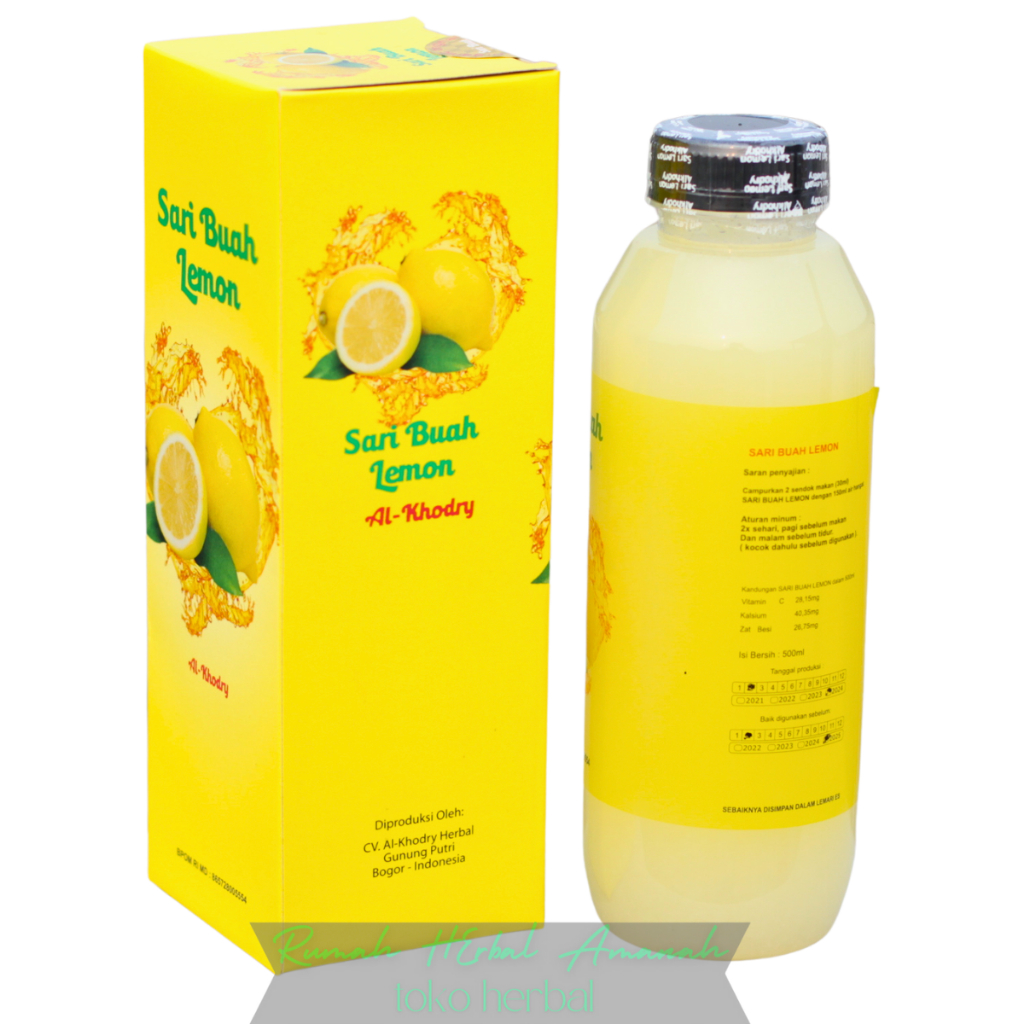 

Sari Buah Lemon 500ml Jus Diet Segar Alami Asli Original