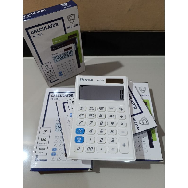

kalkulator perisai PE-835. calkulator 12 digits