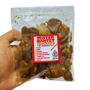 

KERUPUK JENGKOL BANTET 70GR DAUN JERUK | MISTER BANTET X SNACKPRO