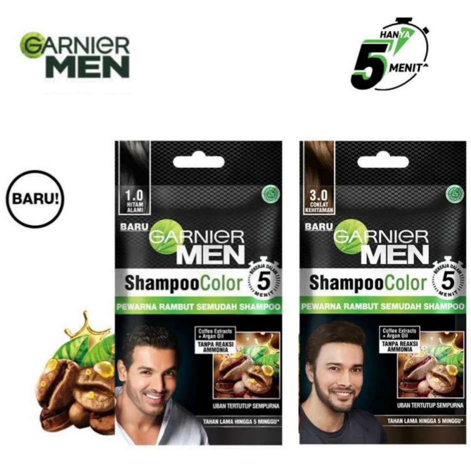 DISKON RBCOLLECTION GARNIER MEN SHAMPO COLOR  HAIR COLOR