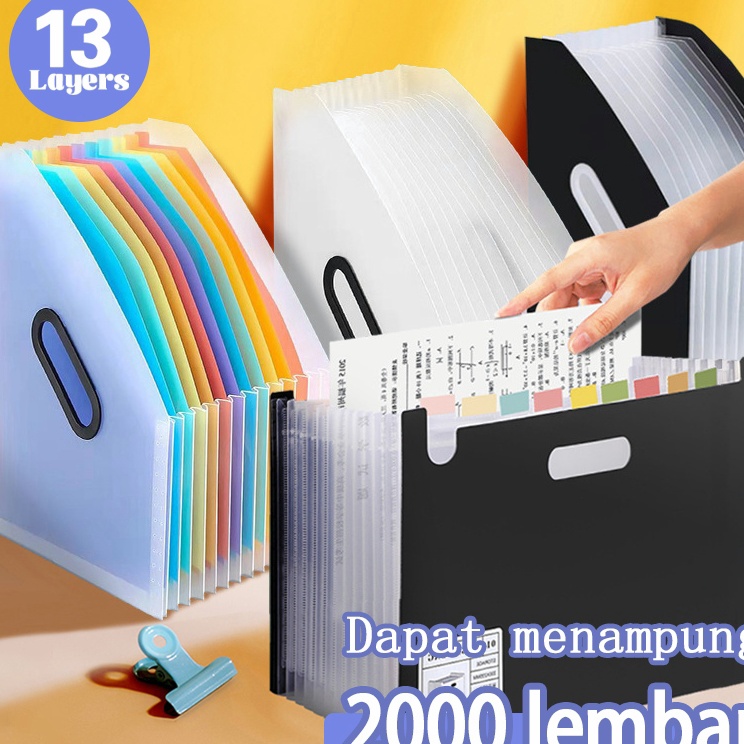 

Beli Sekarang Standing file A4 File folder document bag Tas dokumen file 13 sekat