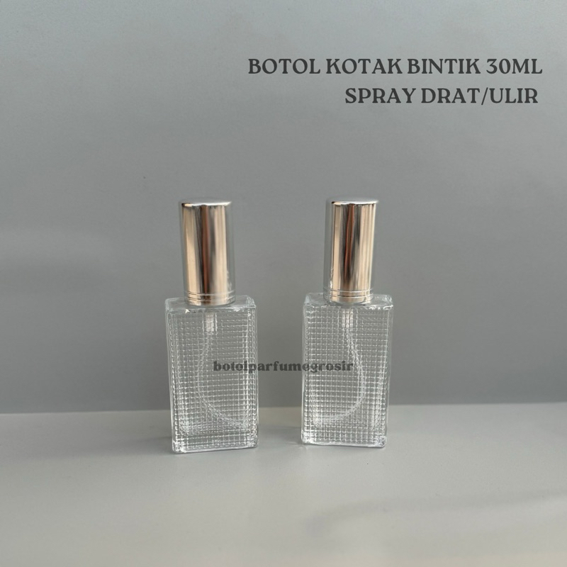 BOTOL PARFUME KOTAK BINTIK 30ML DRAT