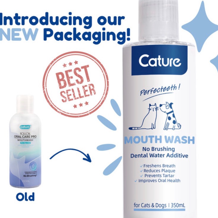 Terlaku Cature Oral Care Pro Series Mouthwash Bottle 35ml