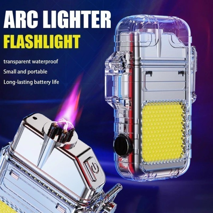 Electric Lighter Korek Api Elektriko LED