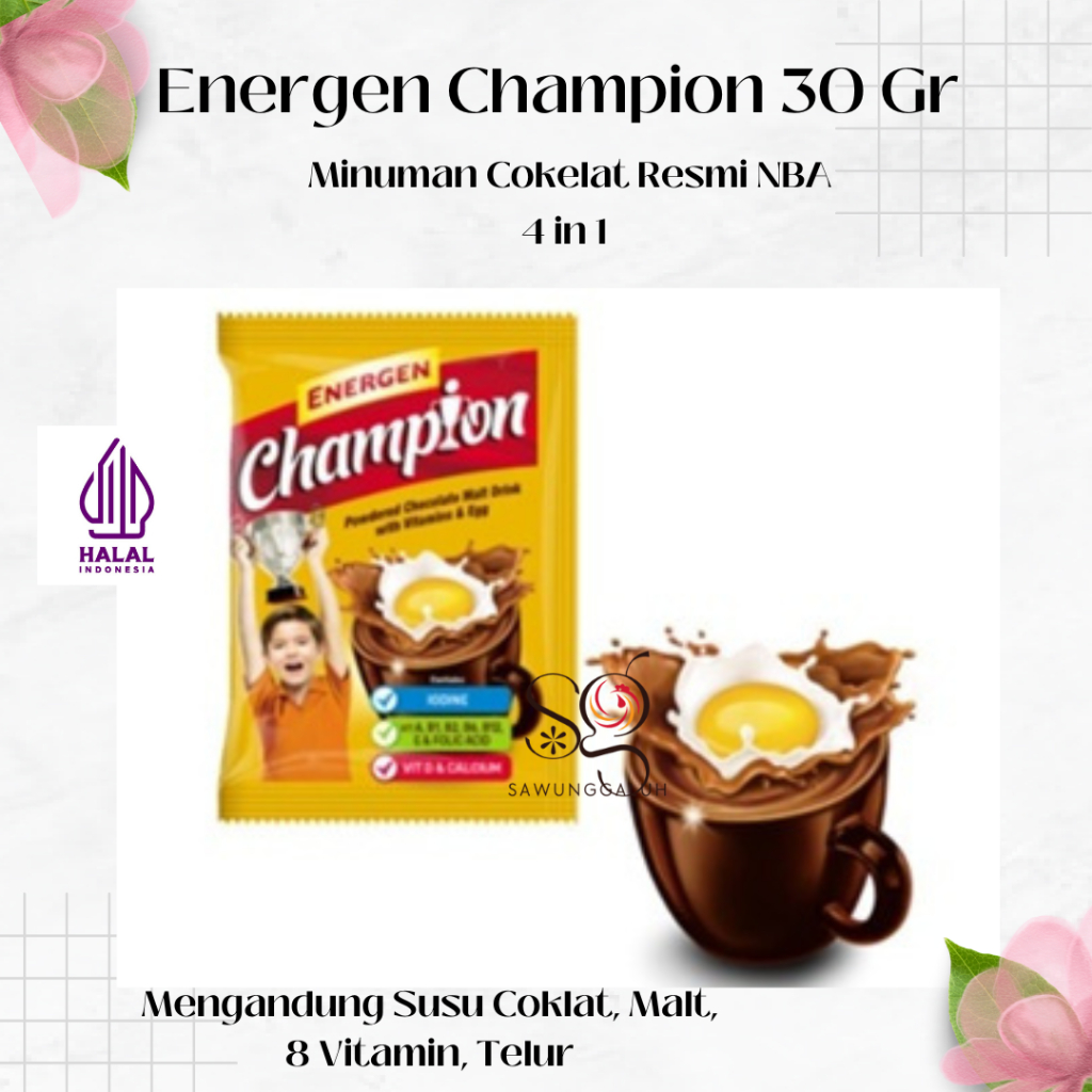 

Energen Champion Sachet 30gr 10 Sachet