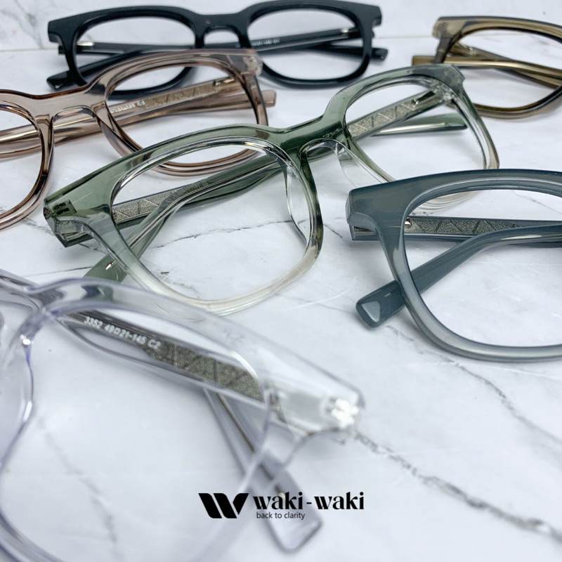 Frame Kacamata Kazuki | Kacamata Kotak | Waki Waki Eyewear