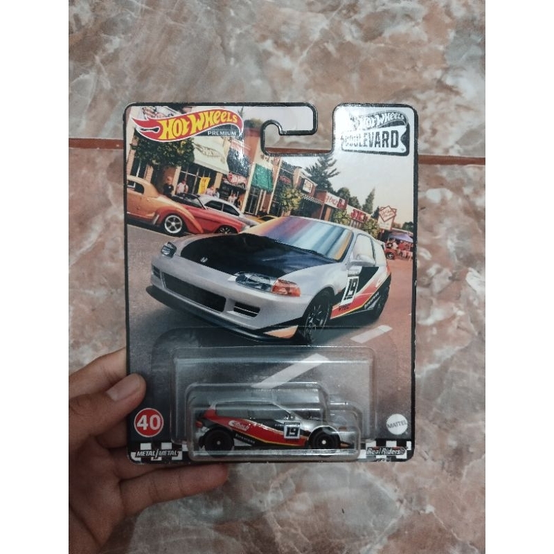 Hotwheels Premium - Honda Civic EG Custom Version