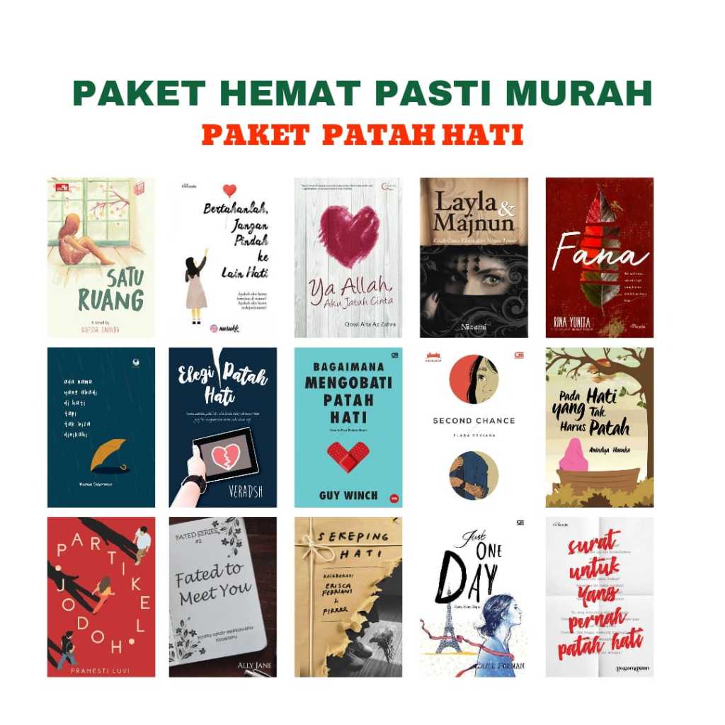 

PAKET PATAH HATI - PAKET HEMAT PAKET MURAH