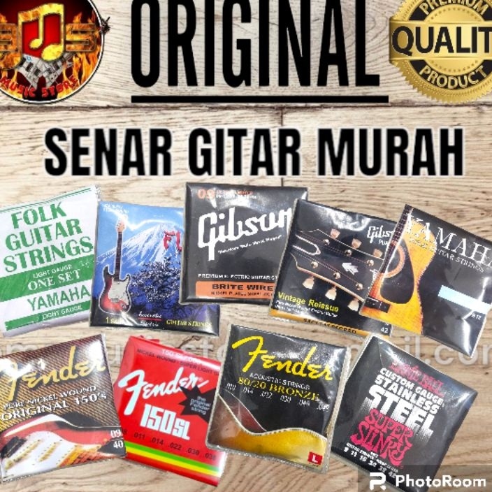 STOK SIAP COD Senar Gitar Murah Senar Gitar Akustik Elektrik Gitar Senar Gitar Lokal Senar Local Mur