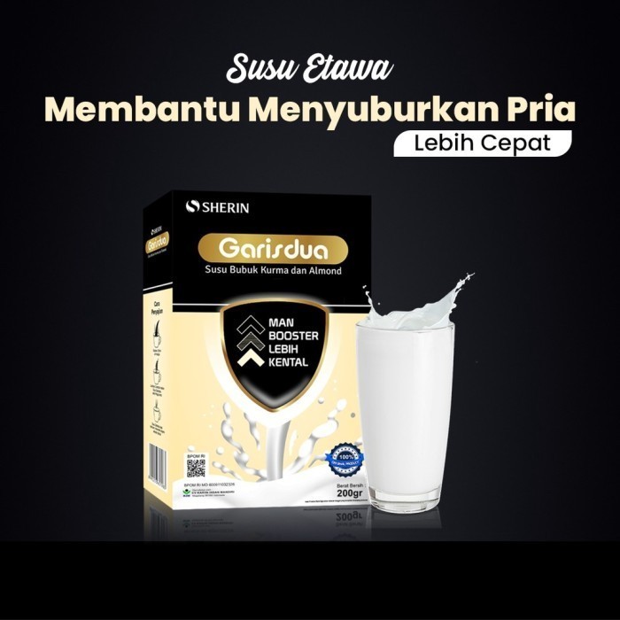 

Susu Garis dua For Man 200g - Susu Etawa PREMIUM Untuk membantu menyuburkan Pria