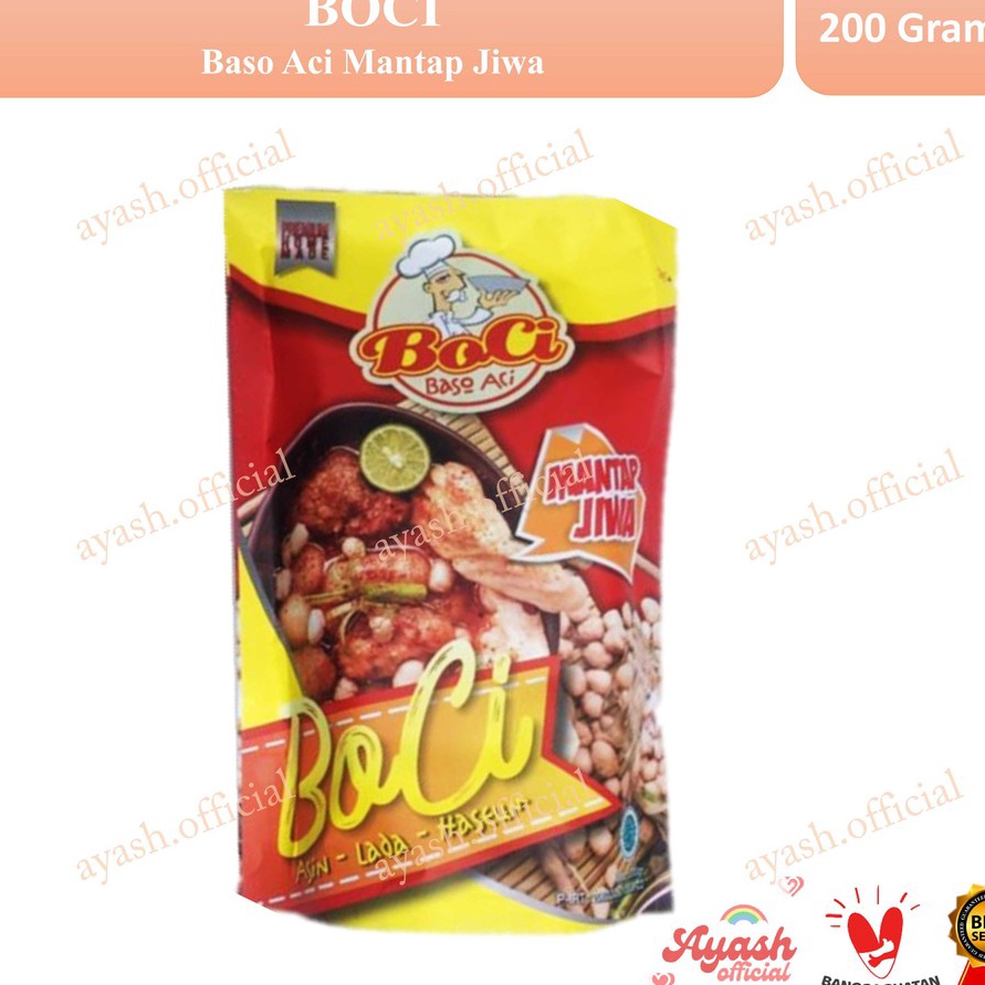 

D2289 BOCI Bakso Aci Mantap Jiwa Asli garut
