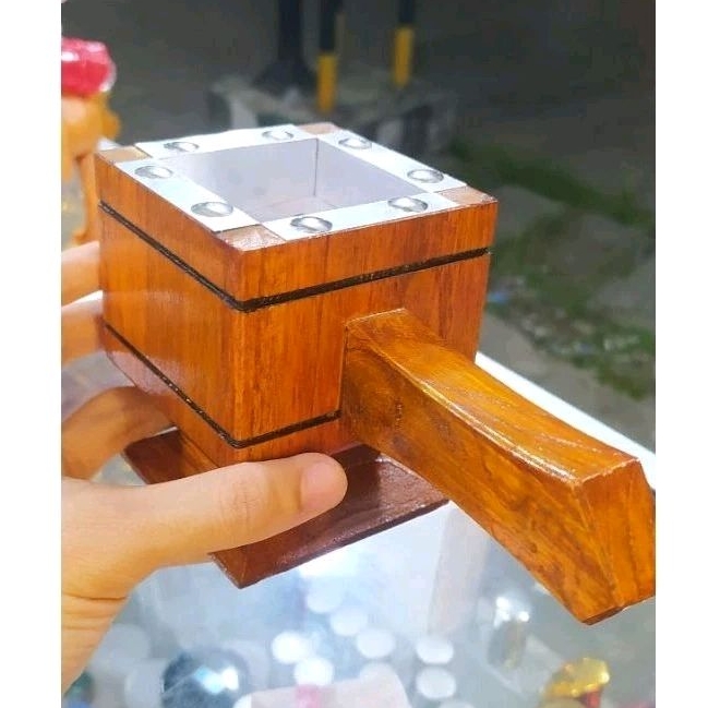 Tempat Bakaran Dupa Kayu Jati Buhur Wadah Bukhur Prapen kayu Jati Murah
