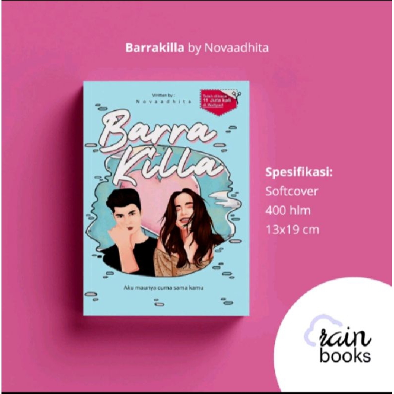 Novel Barrakilla SC Buku+Bookmark_Novaadhita