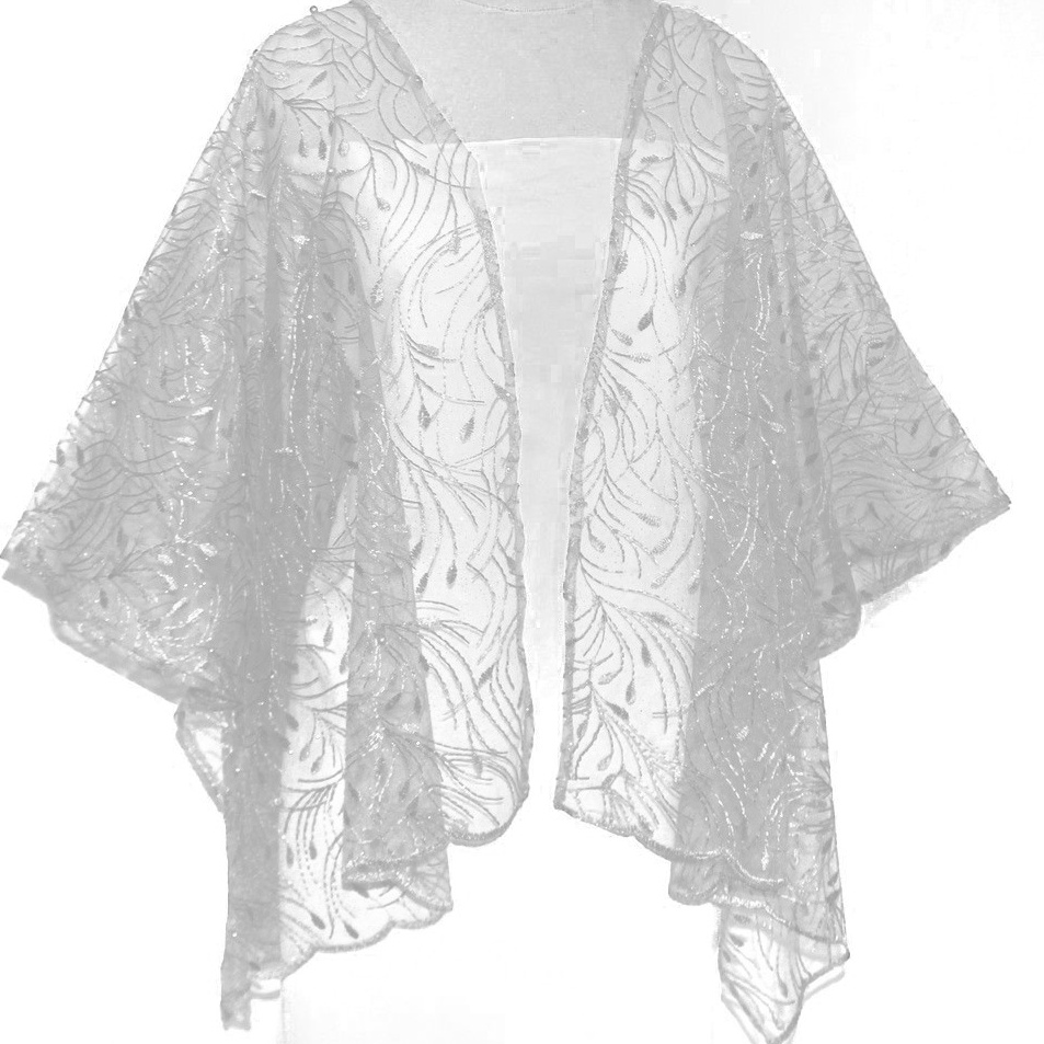 Serbu Kejutan  OUTER ROMPI BRUKAT TILE MUTIARA CAPE MUSLIM BAJU LUARAN MUSLIM