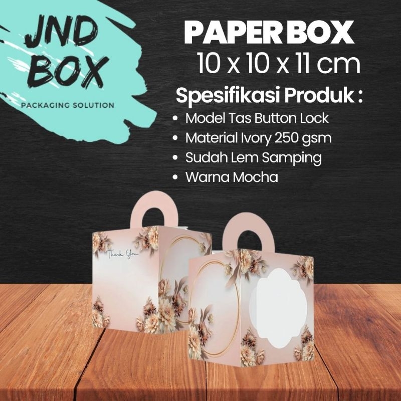 

PROMO!! Paperbox 10 x 10 x 11 Ivory (Min Order 5 Pcs)