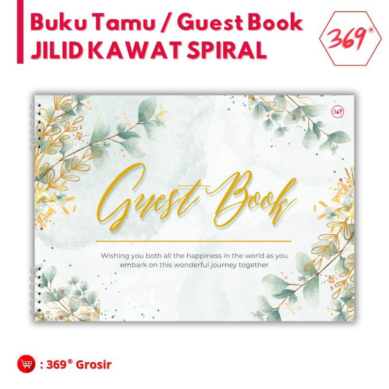 

JILID KAWAT SPIRAL Buku Daftar Tamu Pesta Pernikahan | Guest Book Motif Batik / Flower TIPIS