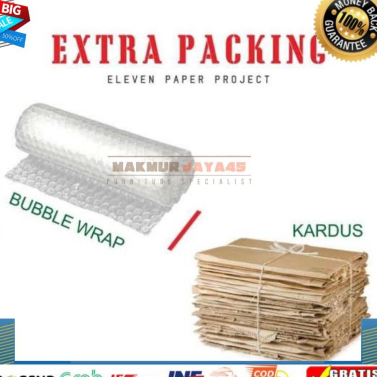 

Best Quality TAMBAHAN EXTRA PACKING BUBBLE KARDUS