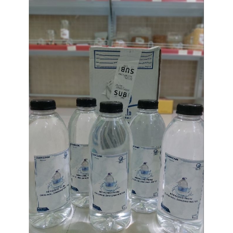 

Air Zam-zam 1 Liter | Asli Original Makkah 100%