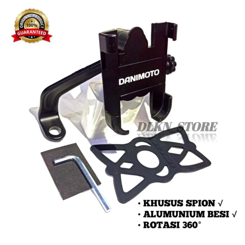 M3 Holder HP spion motor full alumunium besi universal khusus spion motor Nmax, Vario, Mio, beat DLL