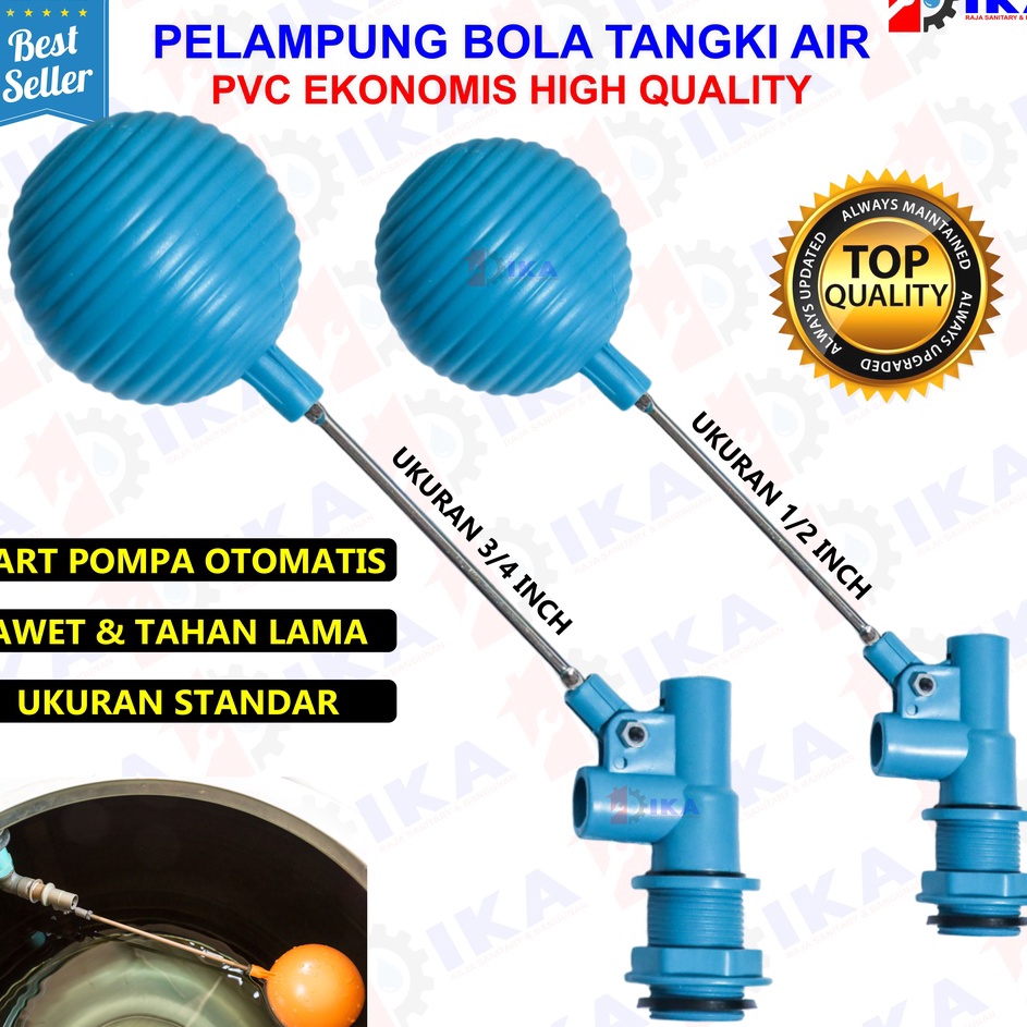 SnH PELAMPUNG AIR OTOMATIS MURAH 12 34 KRAN AIR OTOMATIS PELAMPUNG BOLA PVC MIRIP SUNMATIC TERMURAH