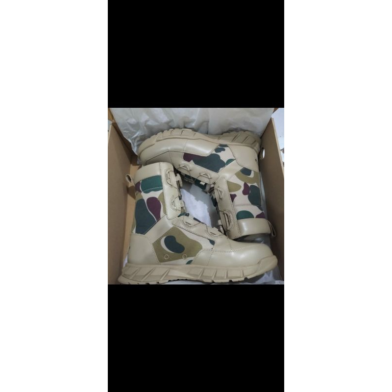 Sepatu PDL KKO Marinir Tali Putar Original Terbaru / PDL TNI AL BCOROCO ORIGINAL