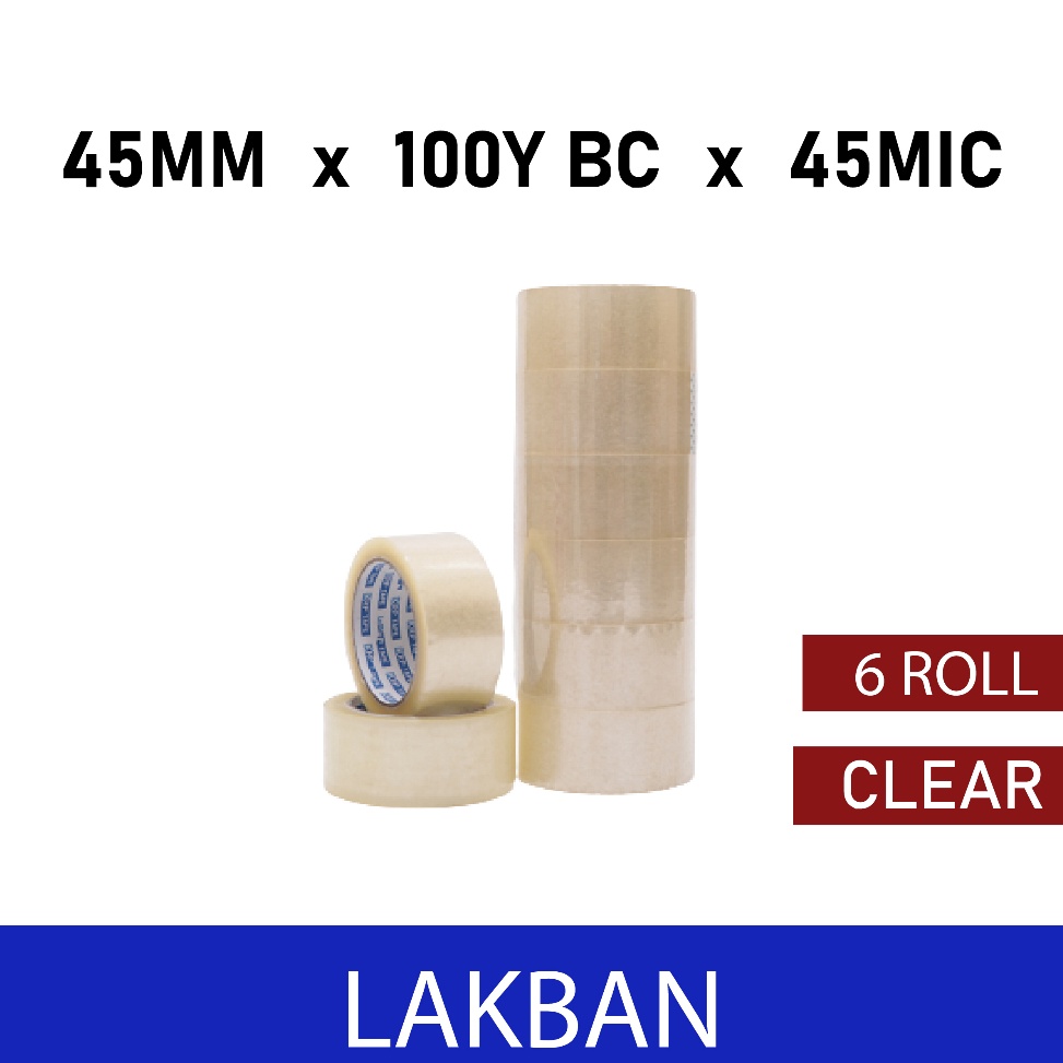 

ART U14B 1 SLOP LAKBAN BENING 1YARD LAKBAN COKELAT 1YARD BC X 45MM 1 SLOP ISI 6 ROLL