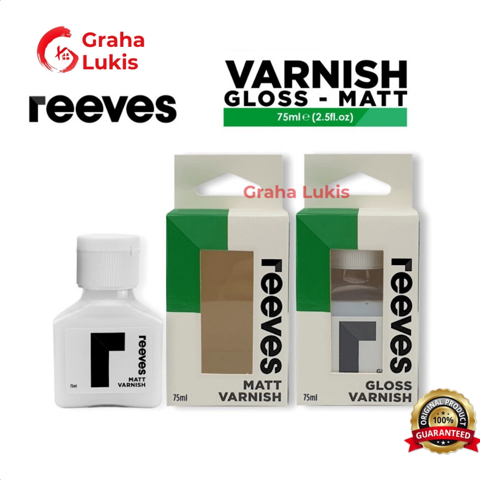 

ART T8V Reeves Acrylic Varnish 75ml Gloss Matt