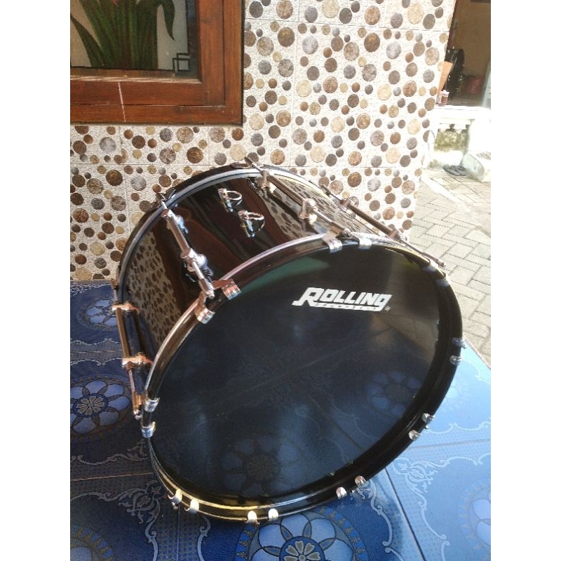 Bass drum 20inch lug Pipa kontes&Lug biasa drumband ||Salfz percussion