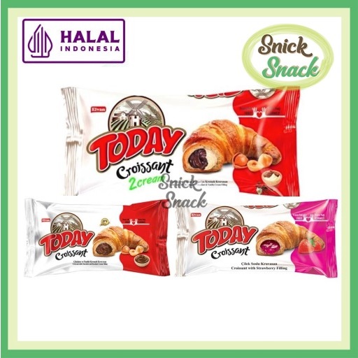 

Elvan Today Croissant Turki Kroisan Chocolate Hazelnut Vanilla Strawberry