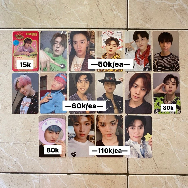 PC NCT 127 DOYOUNG TAEIL JUNGWOO HAECHAN YUTA JOHNNY MARK TAEYONG JAEHYUN ar clip sticker universe c
