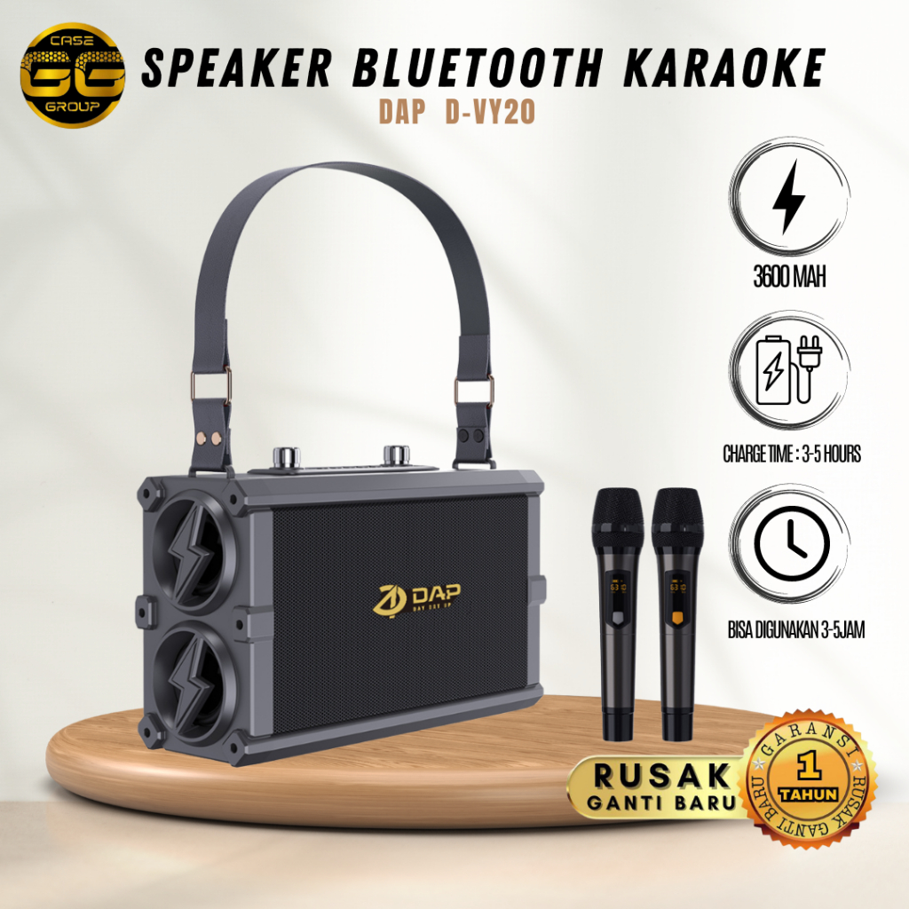 DAP Portable Speaker Bluetooth Karaoke - Free Mic 2.5 Inch Speaker // D-VY20