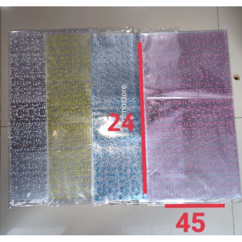 

opp plower 24x45 plastik snac plastik parcel isi 12pcs
