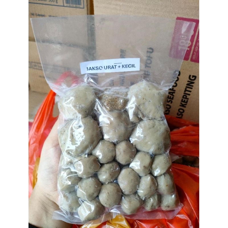 

PAKET BAKSO URAT 5 + BAKSO KECIL 30