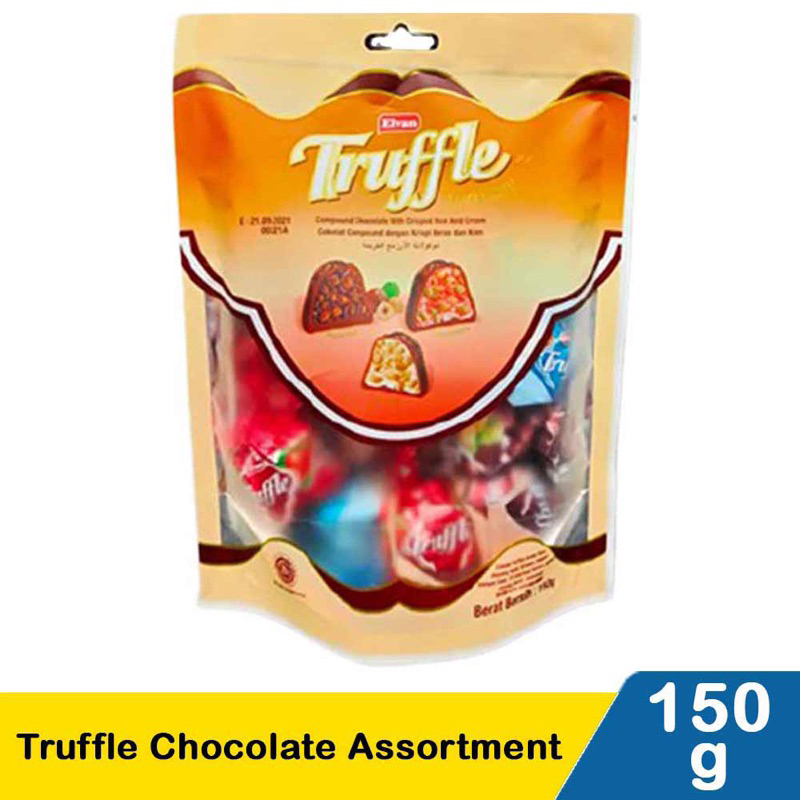 

Coklat Elvan Arab Turki Truffle Chocolate Assortment 150gr (ED : 05/2025)