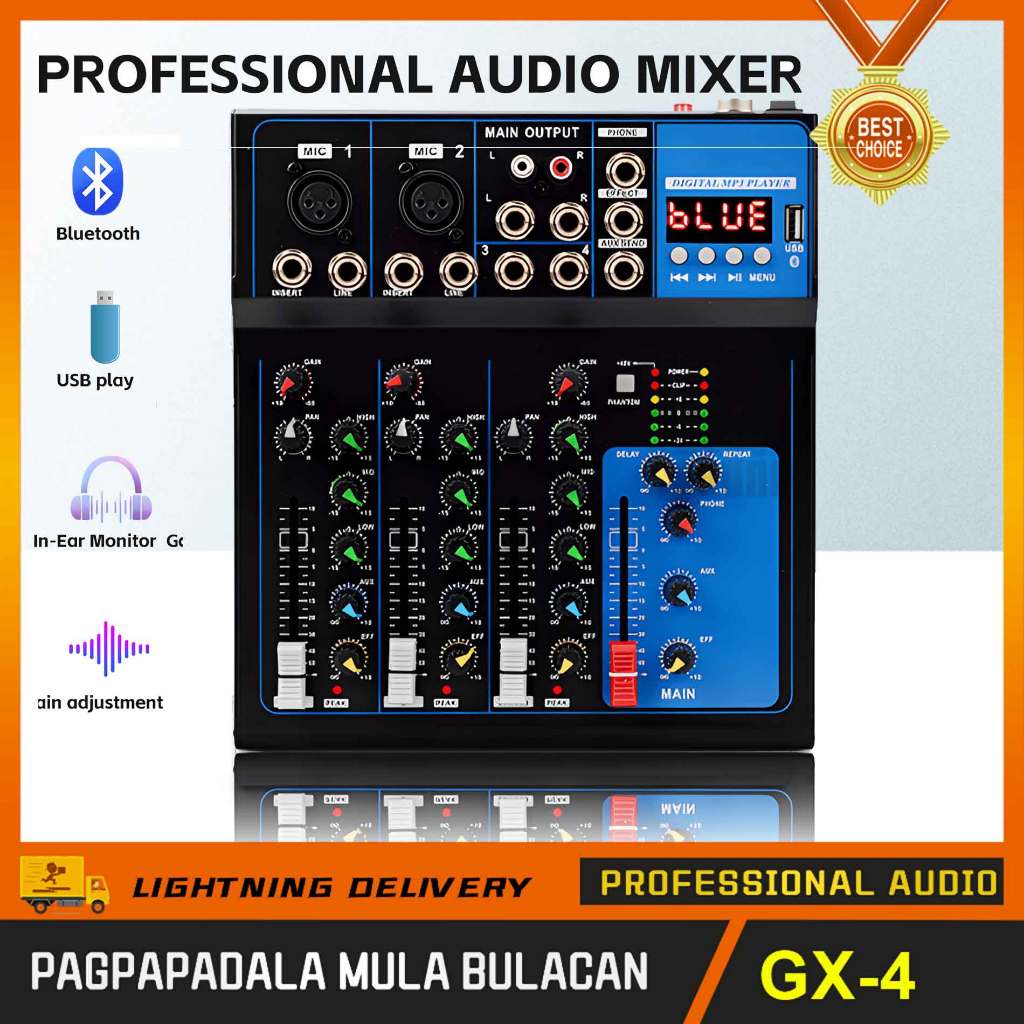 Mixer audioname Audio mixer saluran 7 Audio mixer 4 channels
