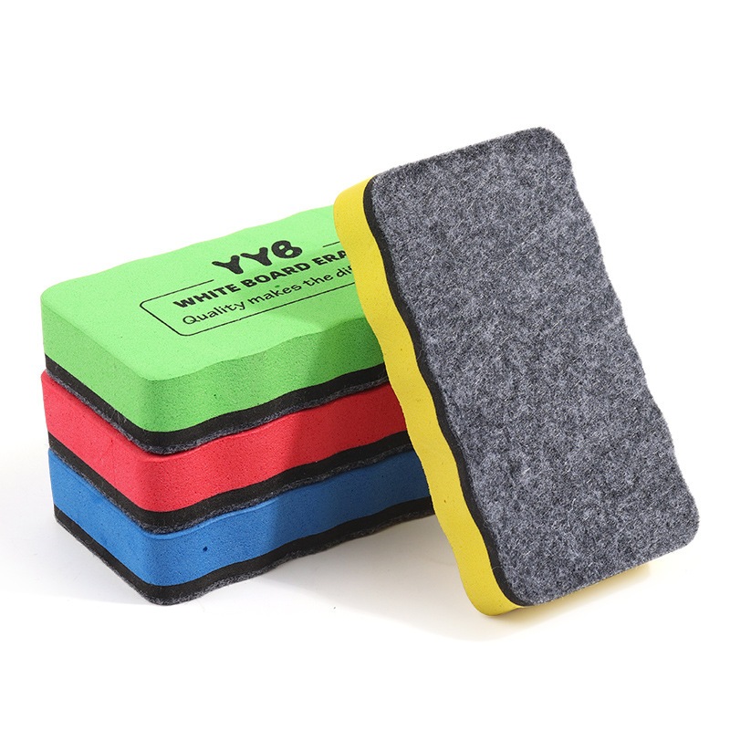 

Whiteboard Eraser Penghapus Papan Tulis Putih Magnet White Board Eraser Magnet Merah Hijau Kuning Biru Kirim Secara Acak