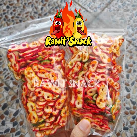 

[RAWIT SNACK] Kerupuk Seblak Kacamata 88 Pedas Daun Jeruk 500 Gram