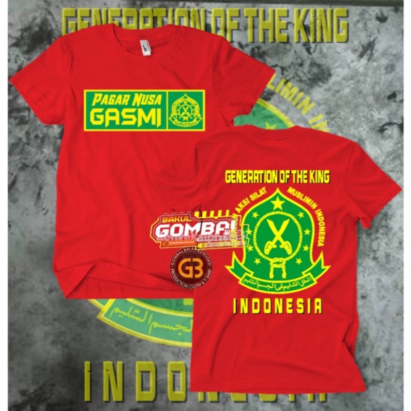 kaos dan singlet gasmi INDONESIA