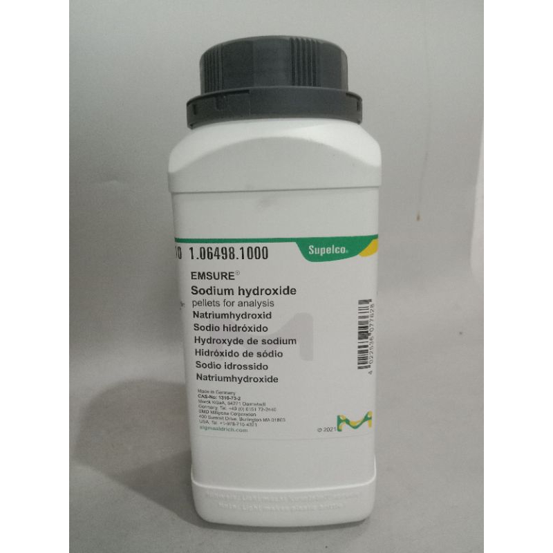 Sodium Hydroxide / Natrium Hidroksida / Sodium Hidroksida / NaOH Pro Analis repack ecer