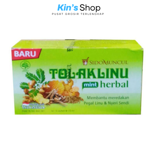 

Sidomuncul Tolak Linu Mint Herbal Minuman Kesehatan 1 Box [5 sachet / Box]