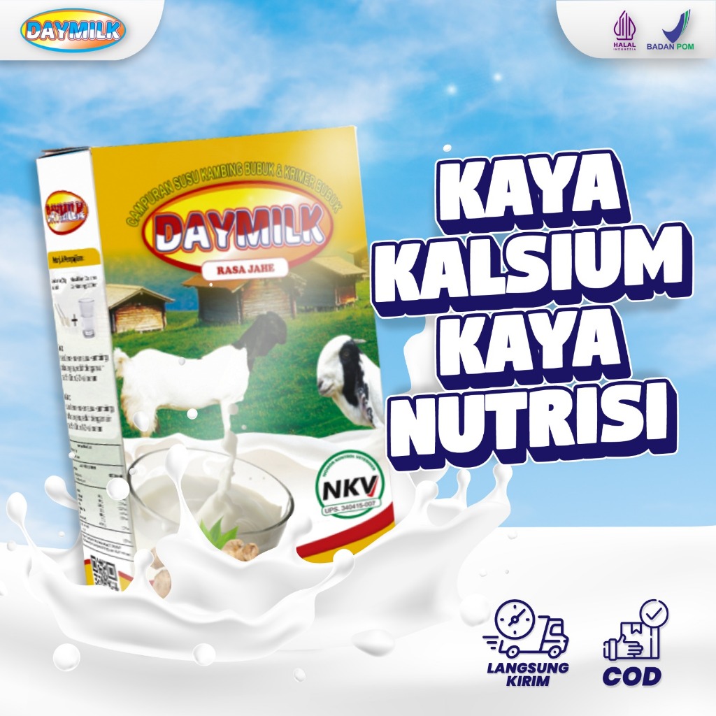 

Daymilk Jahe 200gr - Susu kambing Etawa Bantu Jaga Persendian