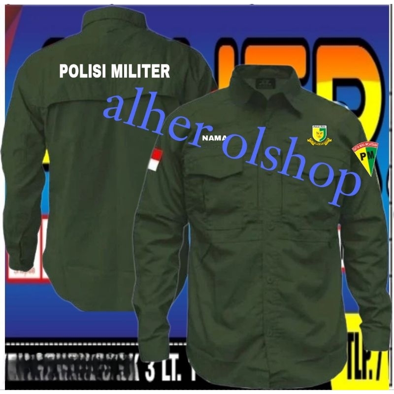 Kemeja tactical PM baju tactical PM kemeja tactical polisi militer baju tactical polisi militer keme