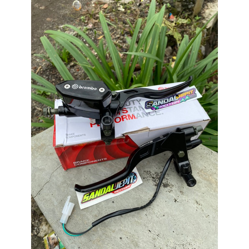 MASTER REM BREMBO OVAL SET HANDLE KOPLING UNIVERSAL MOTOR MASTER REM BREMBO MODEL RCB OVAL SET KOPLI