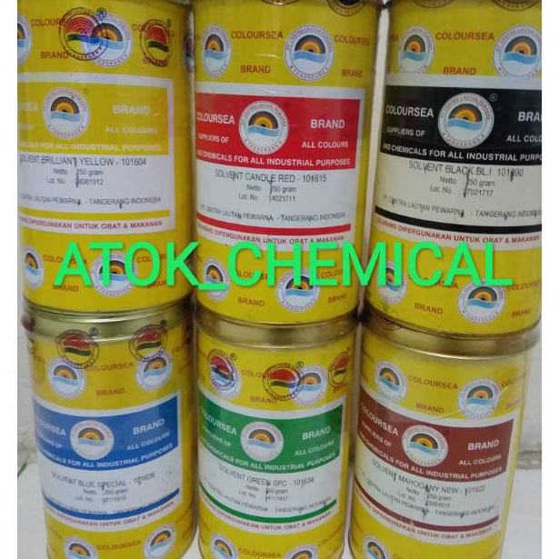 

KODE F1M Pewarna minyak coloursea warna merahkuninghijaucoklatbiruhitam