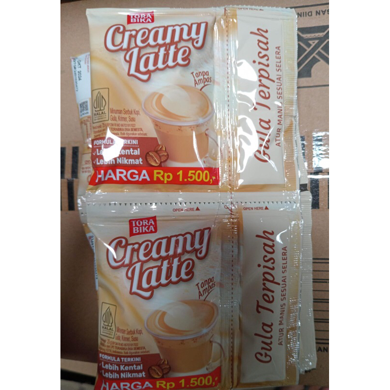 

Torabika Creamy Latte 25gr isi 10pcs