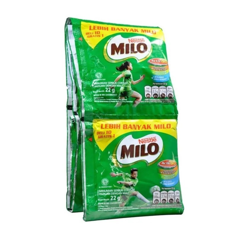 

Milo Activ-Go Susu Bubuk Cokelat 10 Sachet x 20 gram