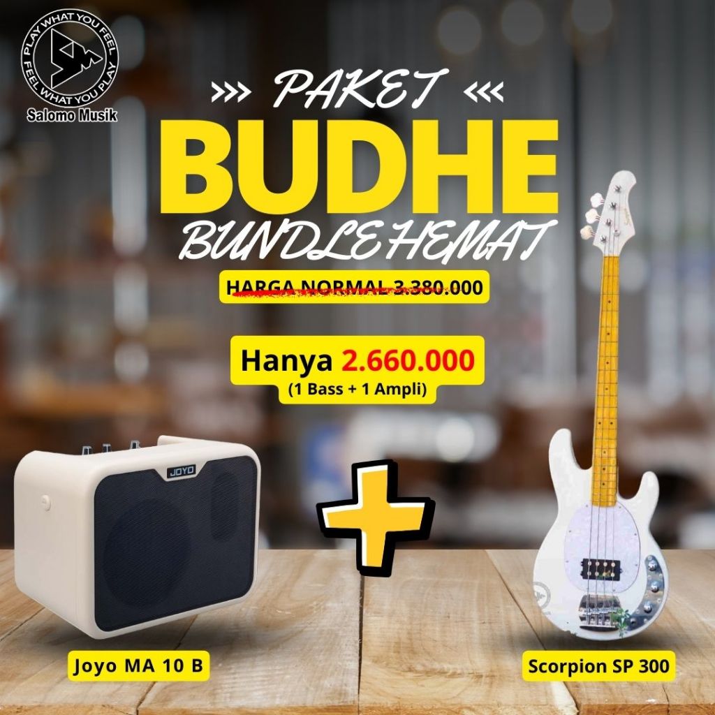 Bass Elektrik Scorpion SP300 Varian Warna Original