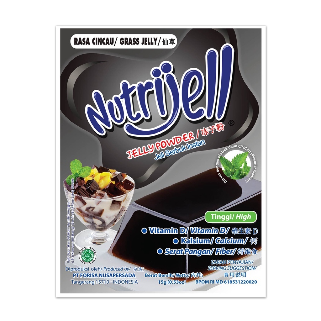 

Nutrijell Jelly Serbuk Instan 15g/ Jelly Powder